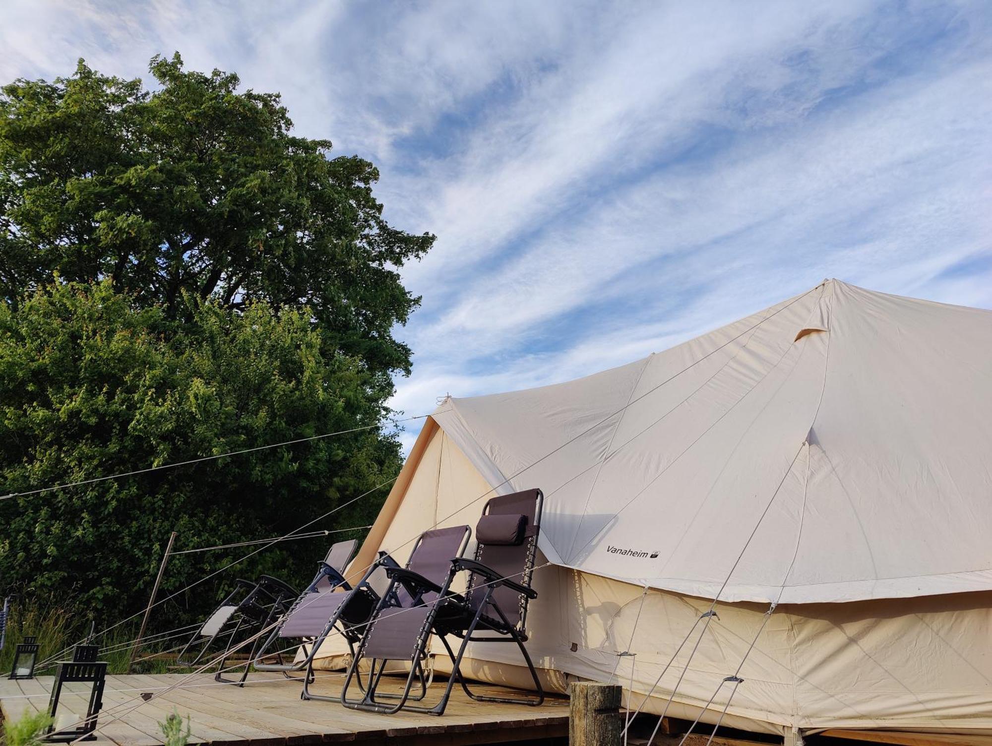 Under Canvas Bornholm Ostermarie Exteriér fotografie
