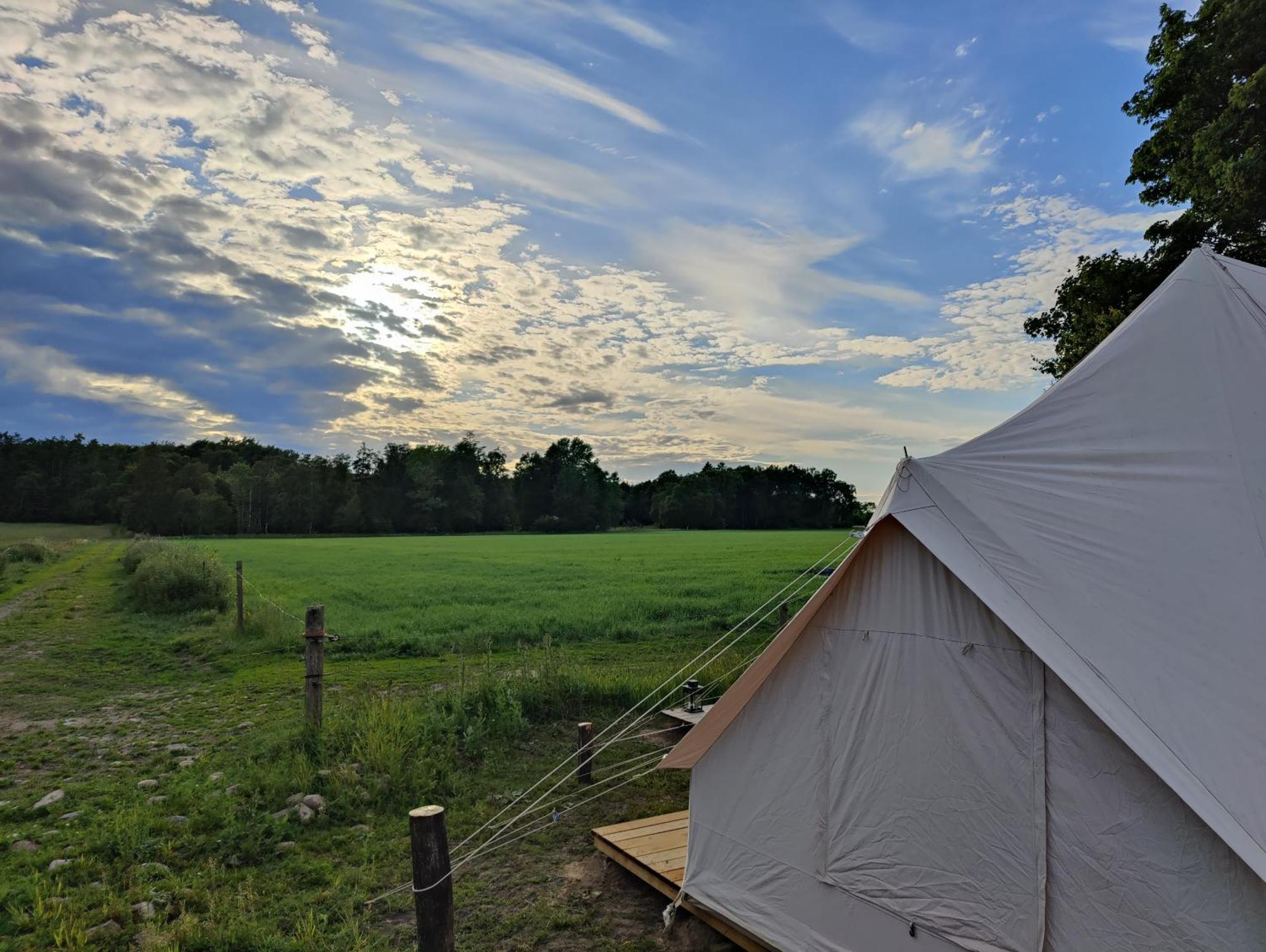 Under Canvas Bornholm Ostermarie Exteriér fotografie