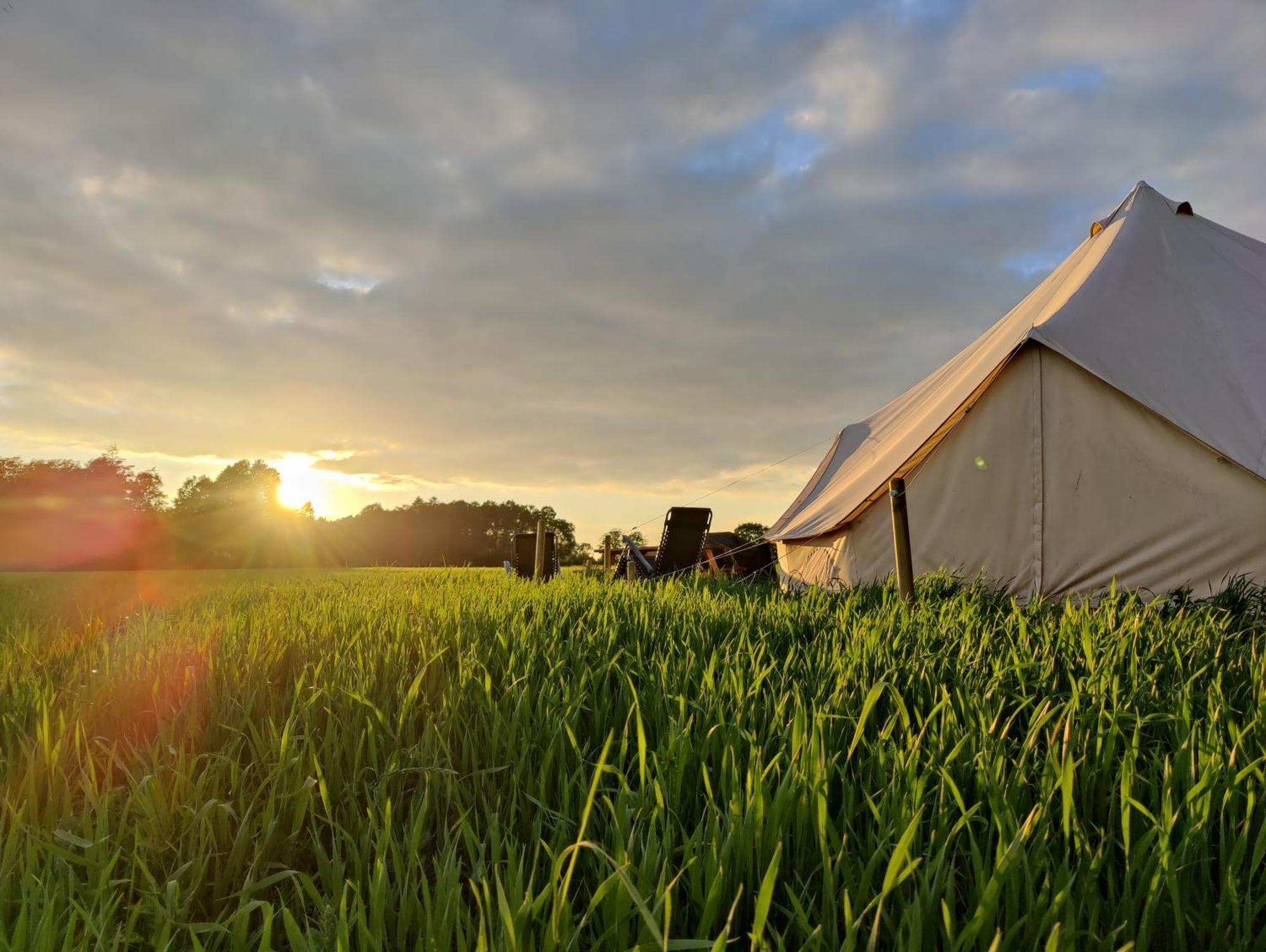 Under Canvas Bornholm Ostermarie Exteriér fotografie