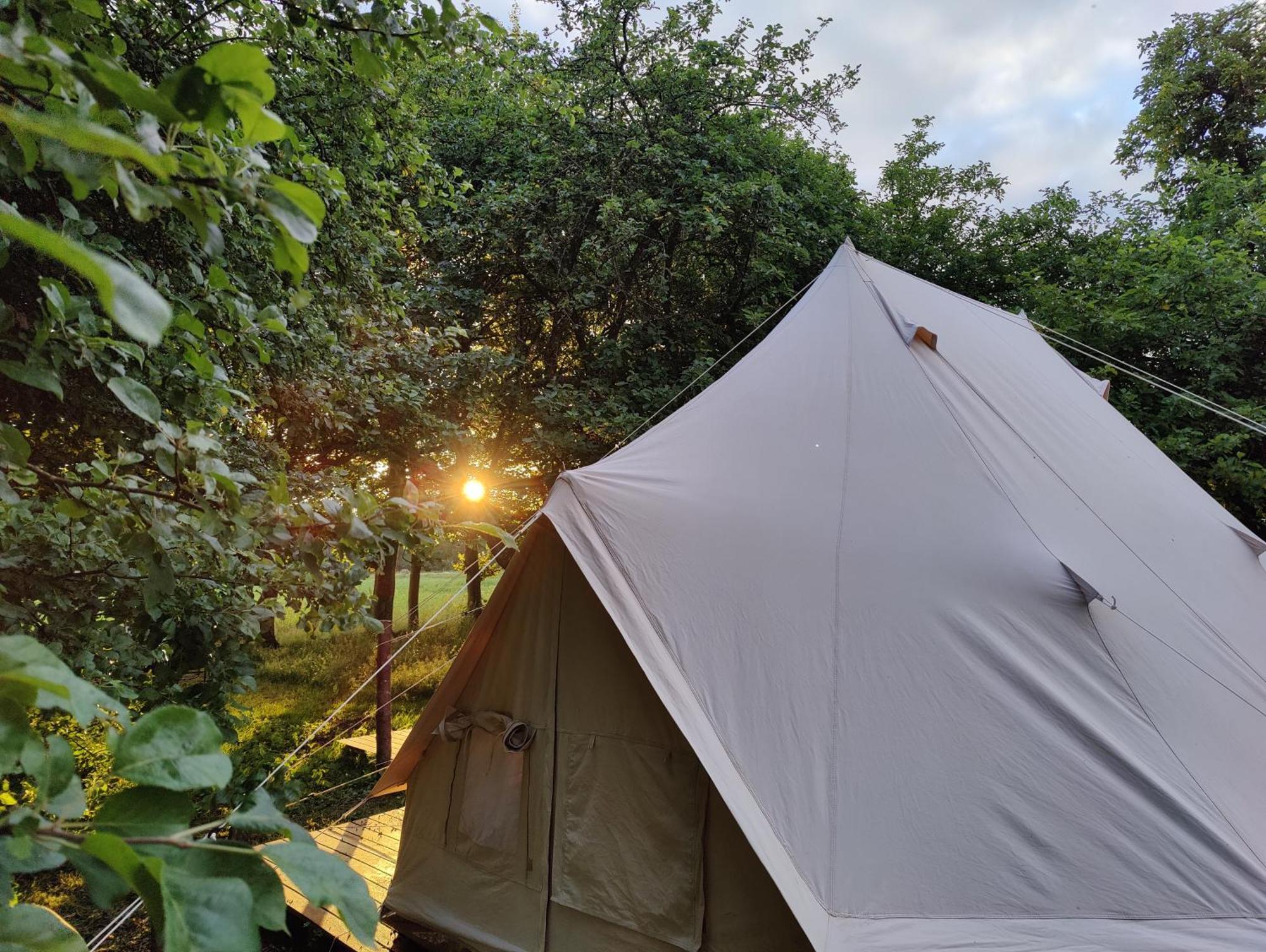 Under Canvas Bornholm Ostermarie Exteriér fotografie